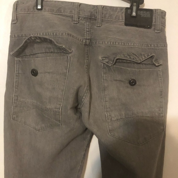 Men’s, Express, gray jeans. 30/34. - Picture 6 of 7